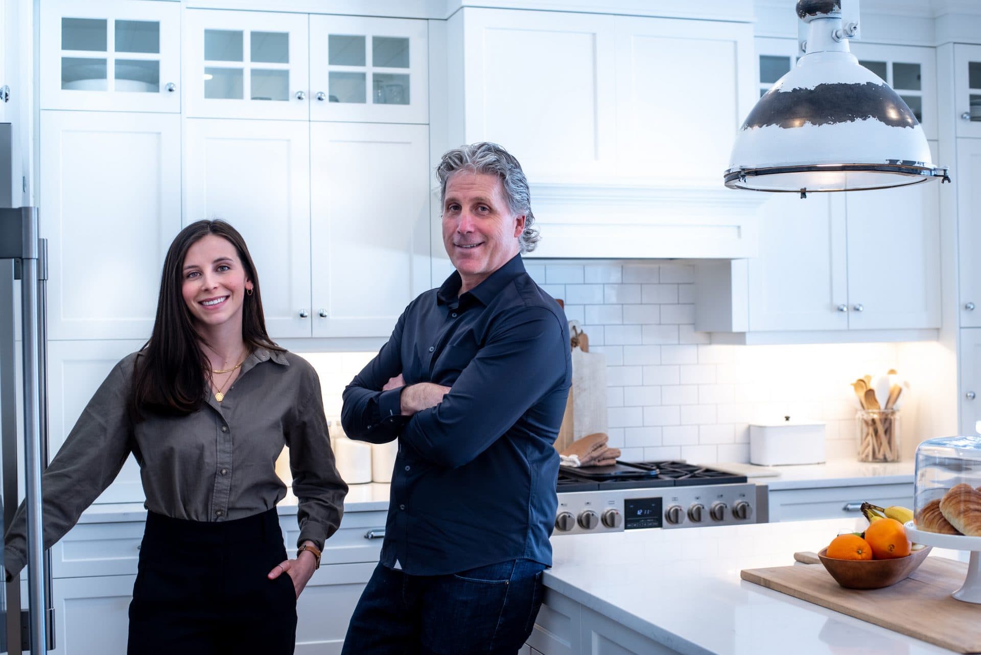 Photo of Paolo and Isabel Zulian in a modern kitchen