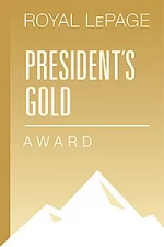 Royal LePage President's Gold Award Graphic